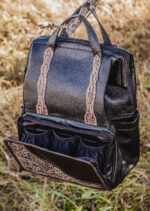 Cowgirl western diaper bag handmade from premium leather (19)