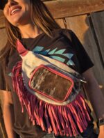 Fanny Packs cowhide fanny pasks cowhide clutch western purse (51)