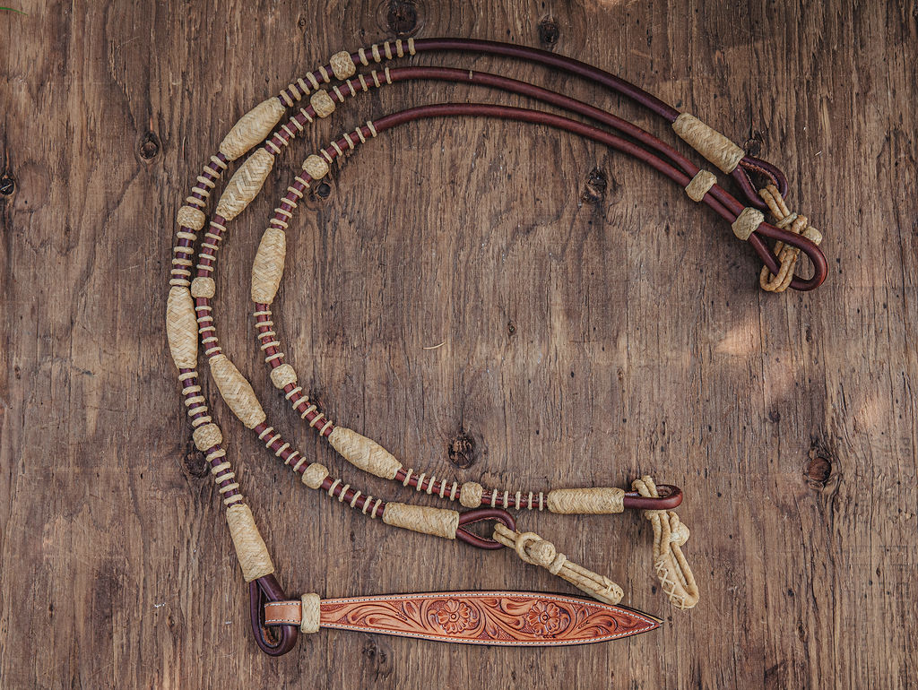 Web Res Leather Dog Collars Leopard headstalls romel reins ranch hand western (48)