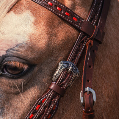 Western Headstall For Sale handmade leather headstall weaver leather bridle (27)