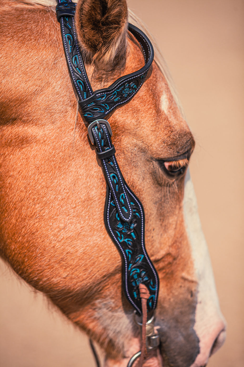 Western Headstall For Sale handmade leather headstall weaver leather bridle (5)