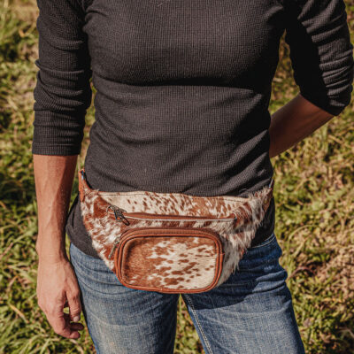 Western fanny packs cowhide fanny pack cowhide fanny hair on sling bag over the shoulder fanny pack leather soft leather fanny pack (4)