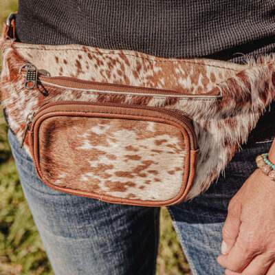 Western fanny packs cowhide fanny pack cowhide fanny hair on sling bag over the shoulder fanny pack leather soft leather fanny pack (5)