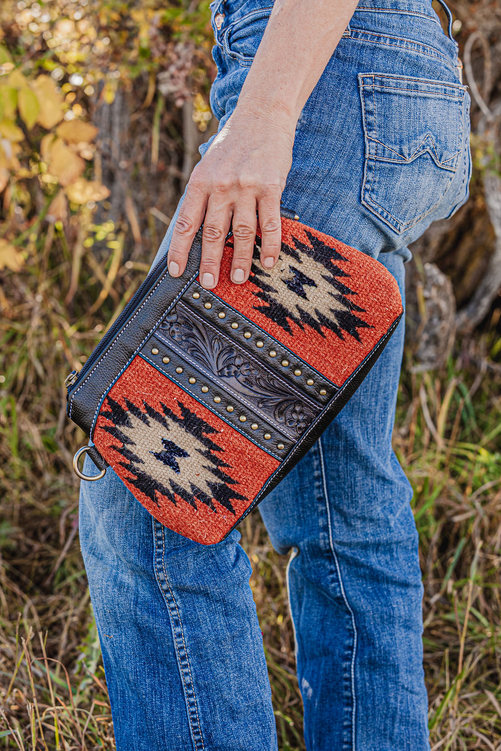 burnt orange cayenne duffel bag duffle bag travel bag myra bags american darling bags (2)