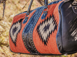 burnt orange cayenne duffel bag duffle bag travel bag myra bags american darling bags (6)