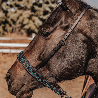 leather tie down ranch hand noseband team roping horse tack barrel racing tiedown (7)