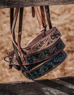 leather tie down ranch hand noseband team roping horse tack barrel racing tiedown (8)