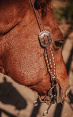 ranch hand breast collar western headstall weaver leather bridle NRS headstall (14)