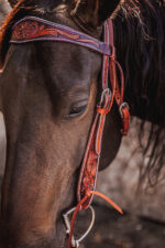ranch hand breast collar western headstall weaver leather bridle NRS headstall (15)