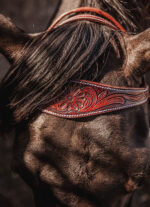 ranch hand breast collar western headstall weaver leather bridle NRS headstall (17)