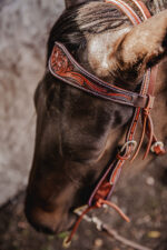 ranch hand breast collar western headstall weaver leather bridle NRS headstall (19)
