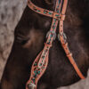 ranch hand breast collar western headstall weaver leather bridle NRS headstall (22)