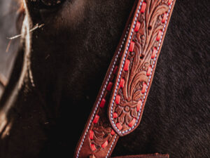 ranch hand breast collar western headstall weaver leather bridle NRS headstall (25)