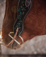 ranch hand breast collar western headstall weaver leather bridle NRS headstall (34)