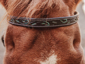 ranch hand breast collar western headstall weaver leather bridle NRS headstall (37)