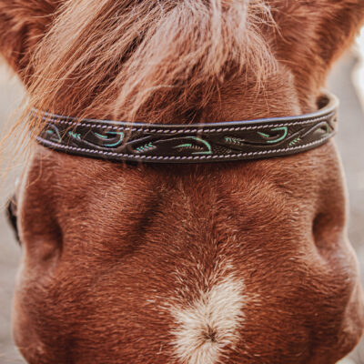ranch hand breast collar western headstall weaver leather bridle NRS headstall (37)