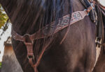 ranch hand breast collar western headstall weaver leather bridle NRS headstall (43)