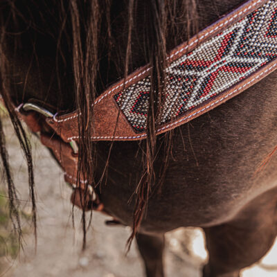 ranch hand breast collar western headstall weaver leather bridle NRS headstall (48)