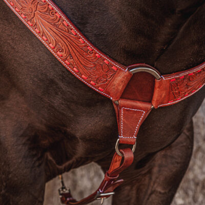 ranch hand breast collar western headstall weaver leather bridle NRS headstall (60)