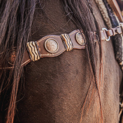 ranch hand breast collar western headstall weaver leather bridle NRS headstall (75)