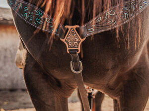 ranch hand breast collar western headstall weaver leather bridle NRS headstall (78)