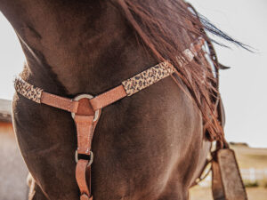 ranch hand breast collar western headstall weaver leather bridle NRS headstall (84)