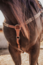 ranch hand breast collar western headstall weaver leather bridle NRS headstall (85)