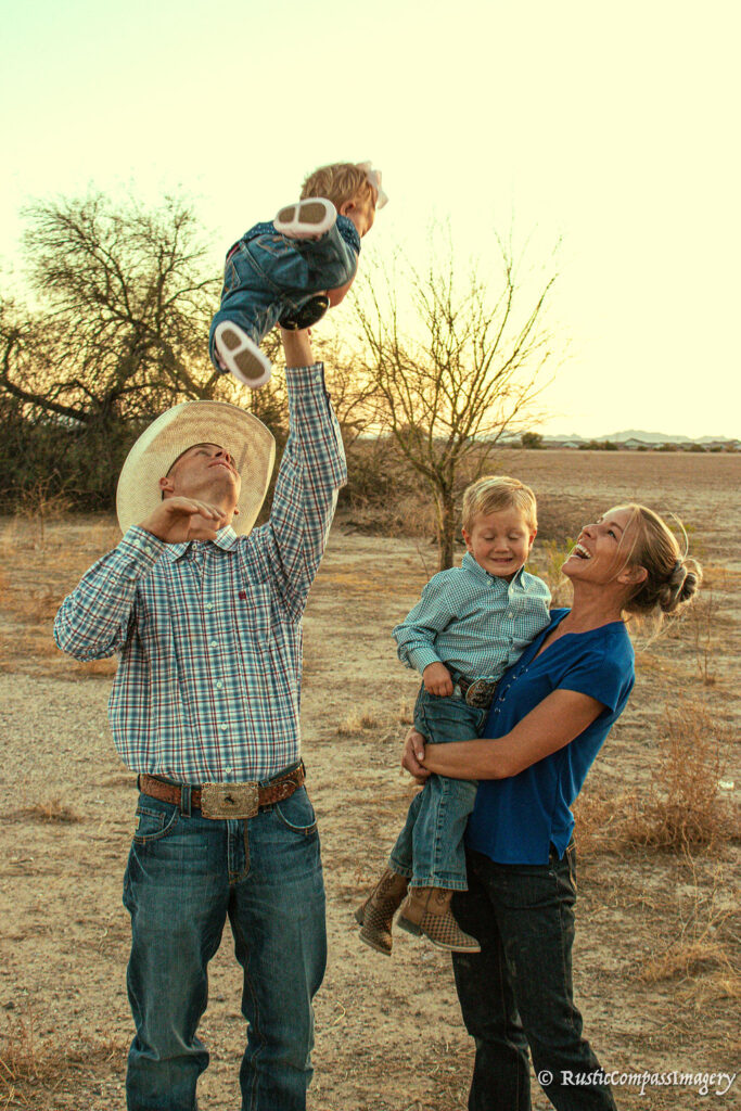 the romo family at ranch hand
