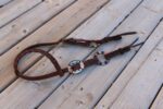 Twisted iron metal ring ring set headstall ranch hand10