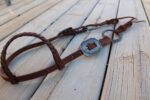 Twisted iron metal ring ring set headstall ranch hand7