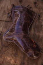 Western christmas stocking hair on cowhide christmas socks wester n cowhide stockings leather stockings (14)