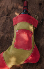 Western christmas stocking hair on cowhide christmas socks wester n cowhide stockings leather stockings (30)