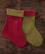 Western christmas stocking hair on cowhide christmas socks wester n cowhide stockings leather stockings (32)