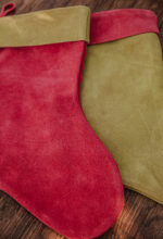 Western christmas stocking hair on cowhide christmas socks wester n cowhide stockings leather stockings (33)