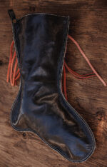 Western christmas stocking hair on cowhide christmas socks wester n cowhide stockings leather stockings (7)