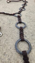 gunmetal antique metal ring bridle metal ring breast collar irvine tack weaver leather breast collar metal ring set (14)