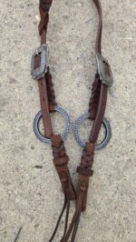 gunmetal antique metal ring bridle metal ring breast collar irvine tack weaver leather breast collar metal ring set (19)