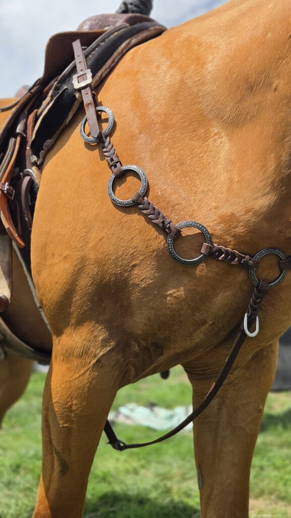 Metal Ring Headstall & Breast Collar Guide | Twisted Iron Tack 12 Twisted Iron - Gunmetal Antique Metal Ring Breast Collar