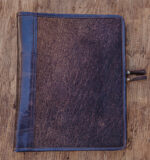leather cowhide binder western notebook cover horse paper folder western cowhide hair on portfolio business professional office stuff western (25)
