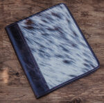 leather cowhide binder western notebook cover horse paper folder western cowhide hair on portfolio business professional office stuff western (8)