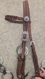 metal ring breast collar western breast collar concho breast collar metal ring headstall western bridle with rings (5)