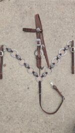 metal ring breast collar western breast collar concho breast collar metal ring headstall western bridle with rings (7)