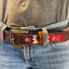 Leather Belt - Prairie Bloom Western Belt - view 4