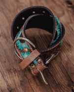 western dog collar sunflower dog collars leather dog collars (19)