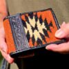 Cayenne Leather Wallet - Western Saddle Blanket Wallet