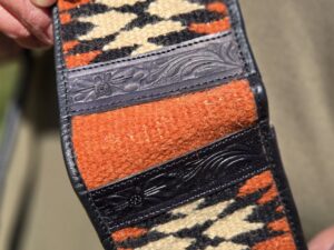 western duffel bags leather travel bag burnt orange black leather wallet western purse (11)