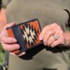 Cayenne Leather Wallet - Western Saddle Blanket Wallet - view 5