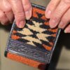 Cayenne Leather Wallet - Western Saddle Blanket Wallet - view 3