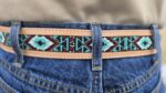 western beaded belts . leather belts with beading (7)
