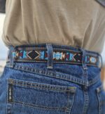 western beaded belts . leather belts with beading (8)